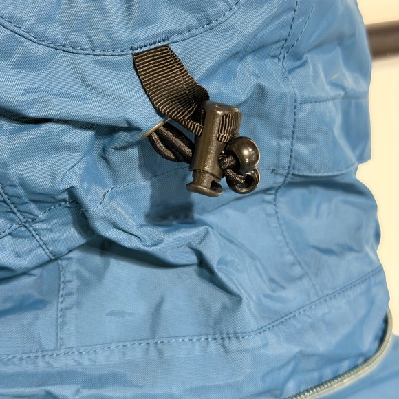 L.L. Bean Women's Two-Tone Blue Hooded Jacket EUC - Picture 8 of 16